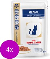 Royal Canin Veterinary Diet Renal Chicken Wet - Nourriture pour chats - 4 x 12x85g