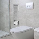 Saqu Essential inbouw reserve toiletrolhouder RVS