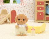 Sylvanian Families 5260 Baby Poedel - Speelfigurenset