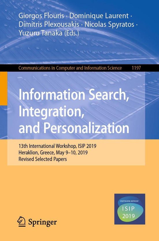 Springer Nature Proceedings Computer Science - Information S ... - cover