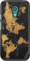 Motorola Moto G 2014 hoesje - Wereldmap