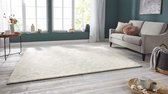 Handgetuft hoogpolig vloerkleed Supersoft - crème 200x290 cm