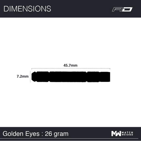 Thumbnail van een extra afbeelding van het spel Red Dragon Golden Eye 85% - 22 Gram
