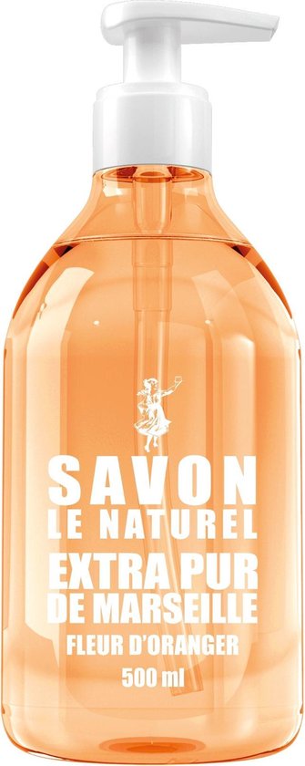 Savon Le Naturel Savon Vloeibare Natuurlijk Handzeep - Oranjebloesem - 500ml