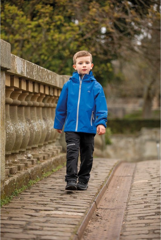 Trespass Childrens Boys Rapt Waterproof Jacket (Blue)