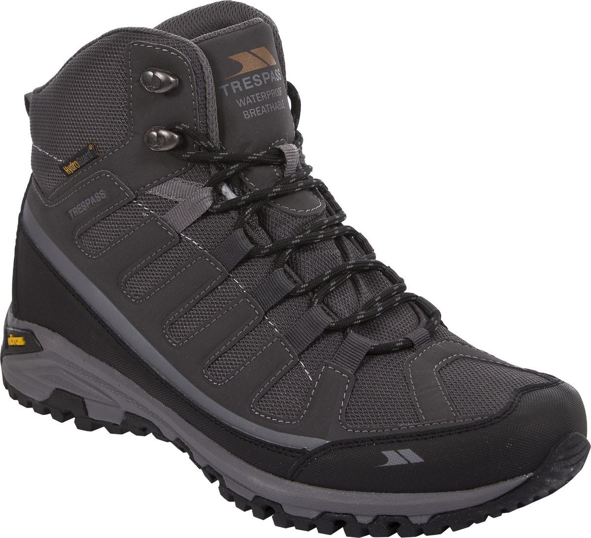 Trespass Mens Tennant Waterproof Hiking Boots Castle Castblue