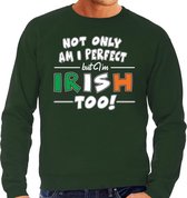 Not only perfect Irish / St. Patricks day sweater groen heren M