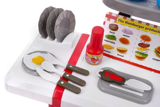 Bol Com Kinderkeuken Speel Keuken Met Keukengerei Keukenapparaten