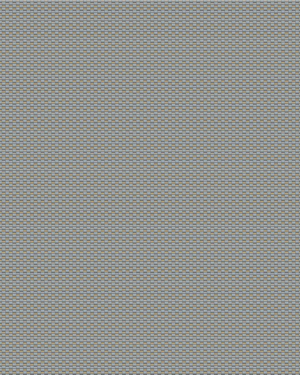 Ton sur ton behang Profhome BA220084-DI vliesbehang hardvinyl warmdruk in reliëf gestempeld tun sur ton en metalen accenten blauw duifblauw zilver 5,33 m2