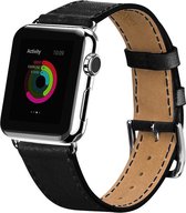 hoco Platinum Lederen Watchband bandje geschikt voor Apple Watch (42mm) - Black