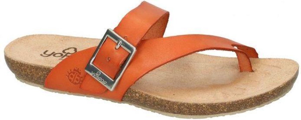 Yokono -Dames oranje slippers & muiltjes