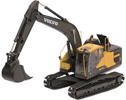 BBURAGO Rupsgraafmachine op bouwvoertuigen EC220E Volvo 1/50 – zwart