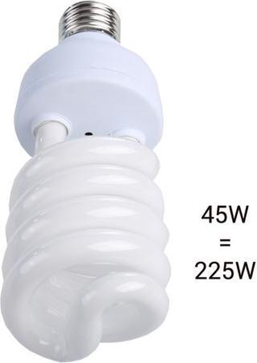 StudioKing PL-L45 Daglicht Spiraallamp E27 45W (225W)
