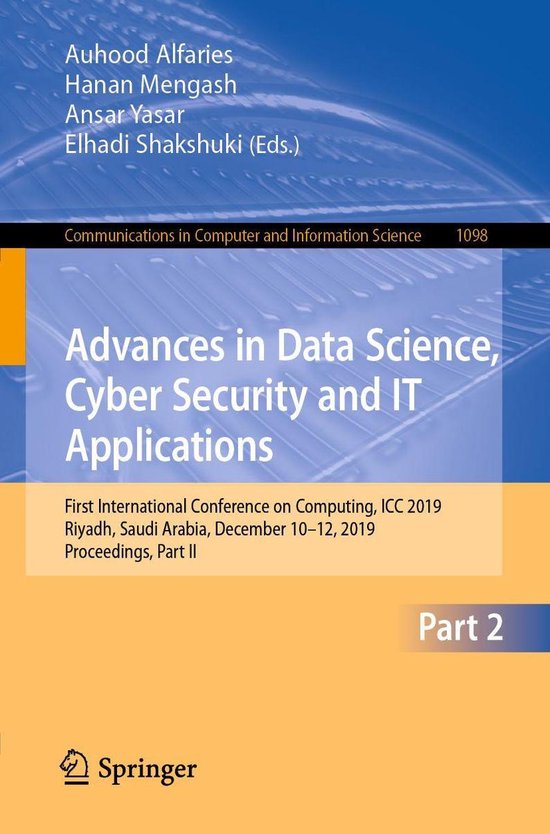 Springer Nature Proceedings Computer Science 2 - Advances in ... - cover