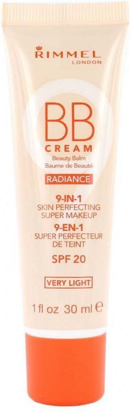 Rimmel 9 In 1 Radiance Skin Perfecting Super Makeup Bb Cream Very Light 7702