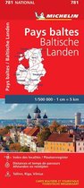 Michelin 781 Wegenkaart Baltische Landen