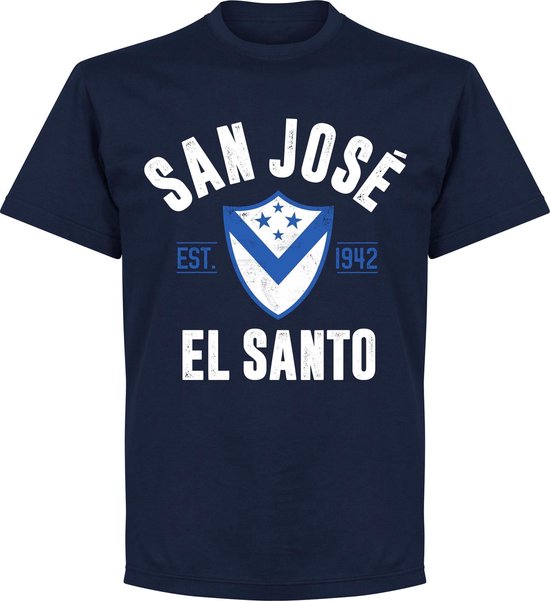 Club San Jose Established T-Shirt - Navy - 3XL