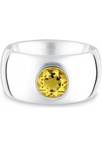 Quinn - Dames Ring - 925 / - zilver - edelsteen - 21010611