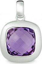 Quinn - zilveren hanger met amethist - 024898933