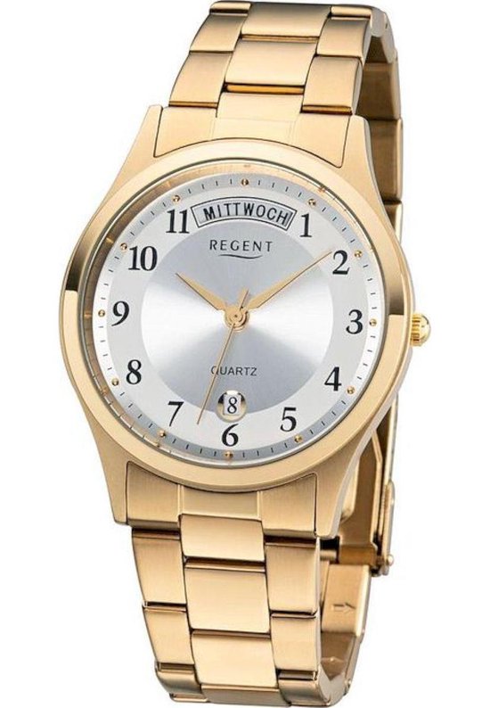 Regent Montre Hommes FR-276 Métal Funkwerk Bracelet Horloge Radio