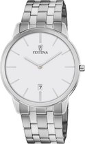 Festina F6868/1 Classics - Polshorloge - Staal - Zilverkleurig - Ø 40mm