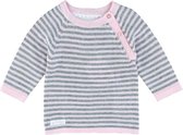 Feetje First Knit raglan streep sweater|Roze|MT. 68