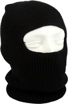 Bonnet un trou / bonnet de ski - noir - taille unique - plein air / bivouac / sports d'hiver - cagoule chaude un trou