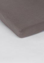 Ambianzz Bedding - Jersey Hoeslaken Topper - 150 gr/m2 - 100% Katoen (stretch) - 140x200 + 15 cm - Taupe