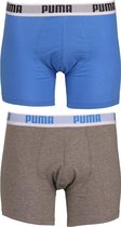 Puma heren boxershorts 2-pack - Blauw - Maat XXL
