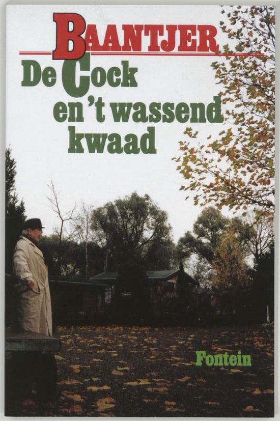 Cover van het boek 'De Cock en 't wassend kwaad' van A.C. Baantjer