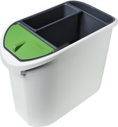 Ecologische papiermand, Lichtgrijs/ graniet