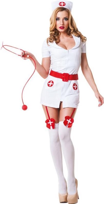 Le frivole disfraces - erotische rollenspel kleding - verpleegster 8 maat  L/XL / sex /... | bol.com