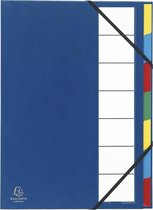 6x Sorteermap Harmonika® Ordonator® Sorteermap met uitrekbare rug en elastosluiting - 7 Indelingen, Blauw