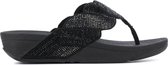 Fitflop™ Vrouwen Textiel  80005056 /  Teenslipper - Paisley Toe Post - Zwart - Maat 42