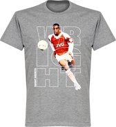 Wright Short Shorts T-shirt - Grijs - S