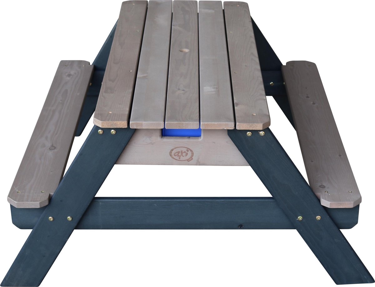 AXI Nick Zand & Water Picknicktafel in Antraciet/Grijs - Verstelbare Parasol - FSC Hout - Picknick tafel voor kinderen van hout — afbeelding 8