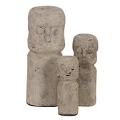 Pole to Pole - Ceramic Sumba Statues - Set of 3 - Cream