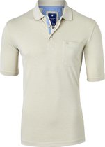 Redmond regular fit poloshirt - beige -  Maat: XL