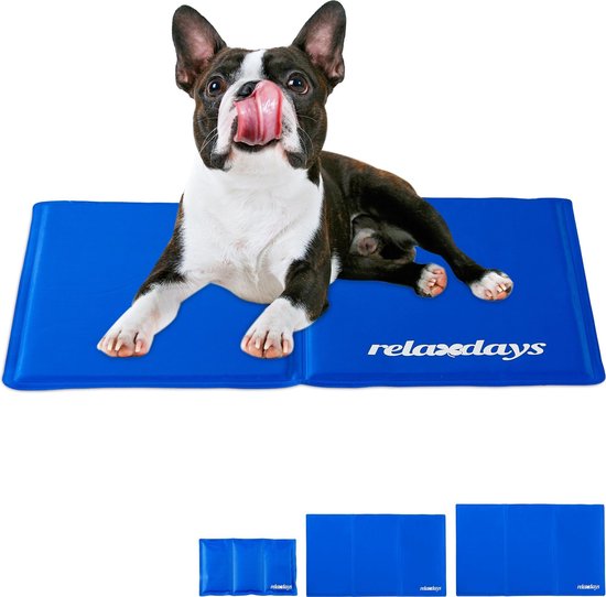 Relaxdays koelmat hond - voor honden & katten - verkoelende mat - koeldeken  -... | bol.com