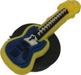Armbandknoop met blauwe gitaar