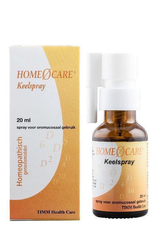 Homeocare keelspray 20ml (8717185281088)