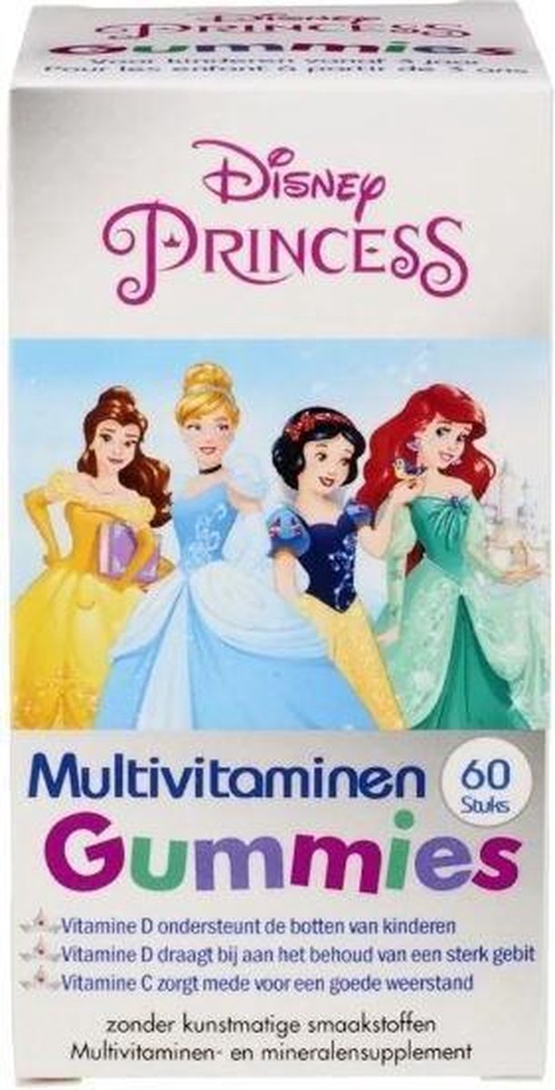 Disney - Kinder Multivitaminen - Princess - 60 Stuks