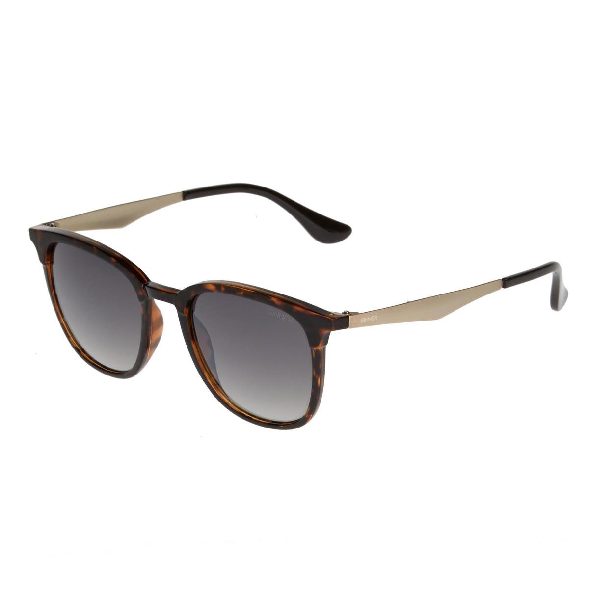 Sinner Cowell Unisex Zonnebril - Mat Bruin/Zandkleurig