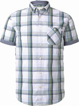 Tom Tailor Korte mouw Overhemd - 1017778 Wit (Maat: L)