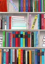 Cadeaupapier Boeken Bibliotheek - Vellen: Gevouwen 50x70 - 250st