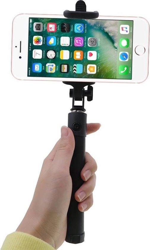 gewelddadig Afhankelijk ontrouw iPhone 7/8 Selfie Stick Bluetooth Zwart | bol.com