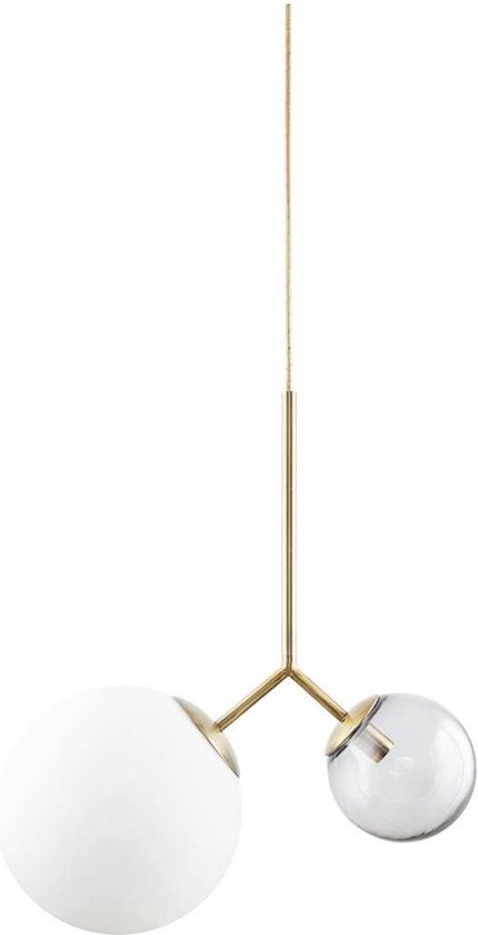 House Doctor - Twin Lamp - White/Grey (Gb0106)