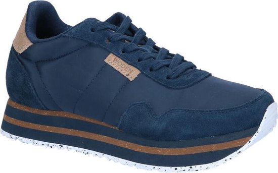 Plateau sneakers in de kleur blauw voor dames in de uitverkoop| KLEDING.nl