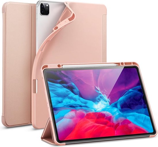 ESR - Housse pour tablette - iPad Pro 12.9 2020 - Rebound Pencil - Rose Gold