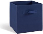 COMPO Opberglade - Stof - 27x27x28 cm - Donkerblauw